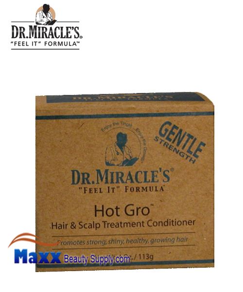 Dr Miracle's Strengthen Hot Gro Hair & Scalp Treatment 4oz